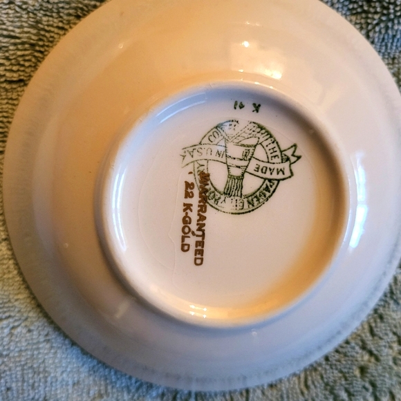 22K Warrented China Bowls 4ct - Picture 4 of 5